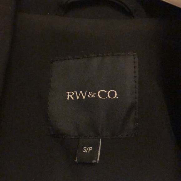 RW & Co Black Slim Fit Jacket - Picture 2 of 5